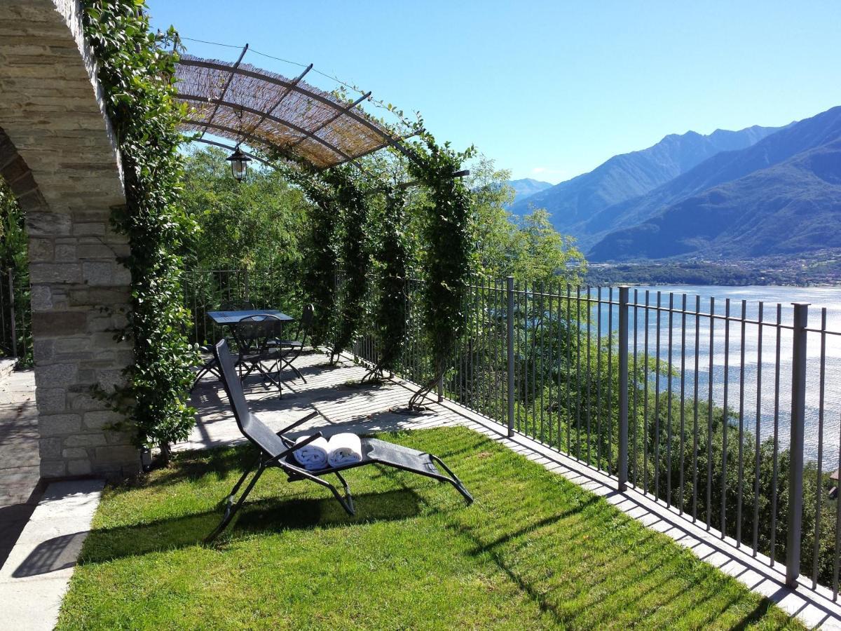 Villa Valuri Vista Magnifica Sul Lago Di Como Appartamento Piano Terra Vercana Ngoại thất bức ảnh