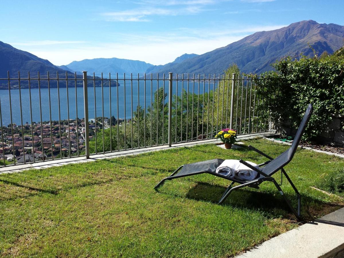 Villa Valuri Vista Magnifica Sul Lago Di Como Appartamento Piano Terra Vercana Ngoại thất bức ảnh